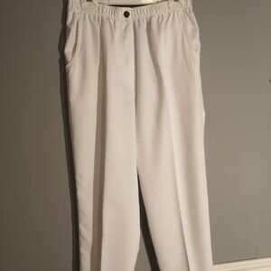 Alia Ladies Size 10P White Petite Dress Pants
